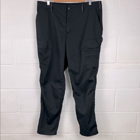 Duluth Trading Co women’s breezeshooter black slim leg ripstop work pant size 16 - Picture 1 of 8